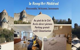 Cite Medievale- Le Remp'Art - Tout Confort - Acces Direct Pietons - Parking Gratuit